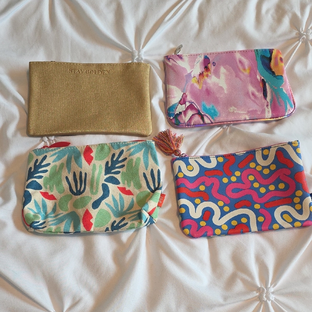 Ipsy Set Of 4 Pouches